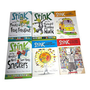 Lot of 6 Stink Children's Paperback Books Megan McDonald Scholastic